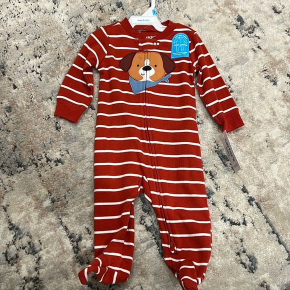NWT Carter's 2 Way Zipper Footie Sleep & Play (6M) - Picture 1 of 3